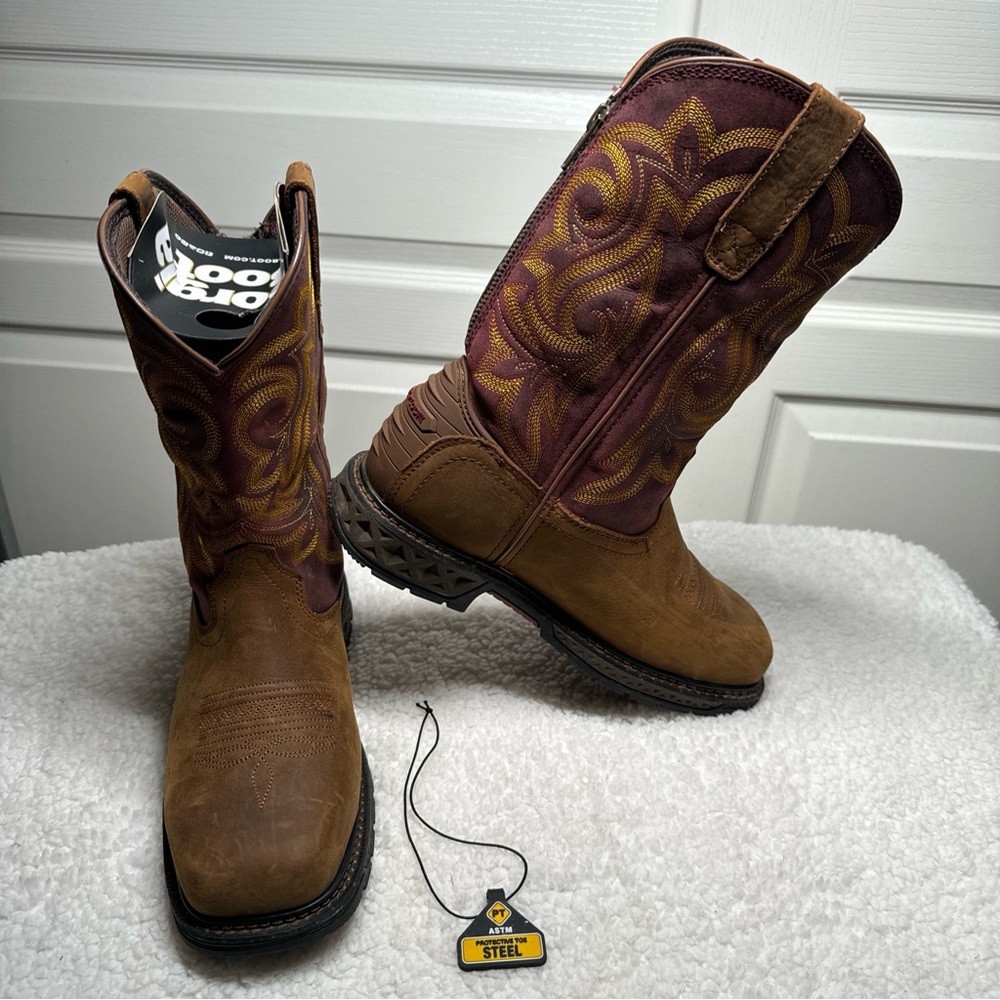 Ariat Women's Brown and Purple Western Boots